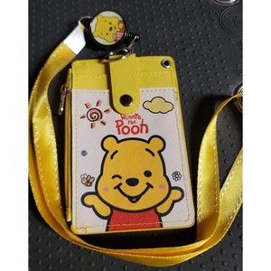 Disney Winnie the Pooh card wallet and landyard.
